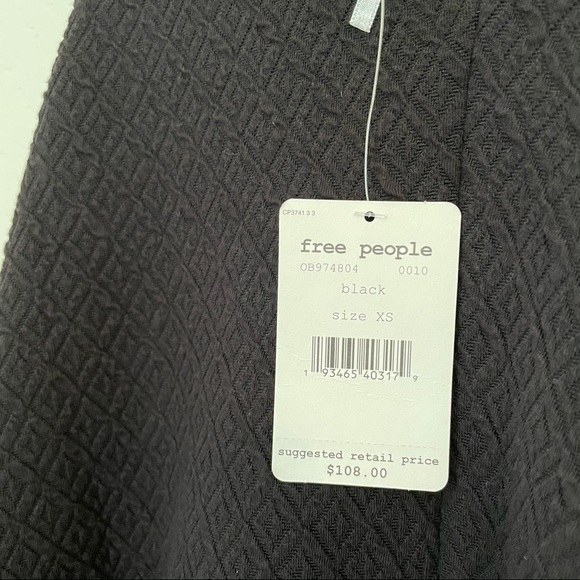 FREE PEOPLE Easy Street Textured Mini Dress NWT - Picture 13 of 16